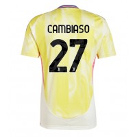 Fotbalové Dres Juventus Andrea Cambiaso #27 Venkovní 2024-25 Krátký Rukáv